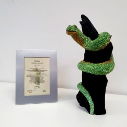 Swarovski Crystal | H.Q. Starline | Snake - Green | HQ0024007